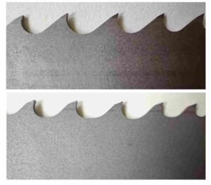 Comparison of carbide vs bimetal bandsaw blades for steel cutting