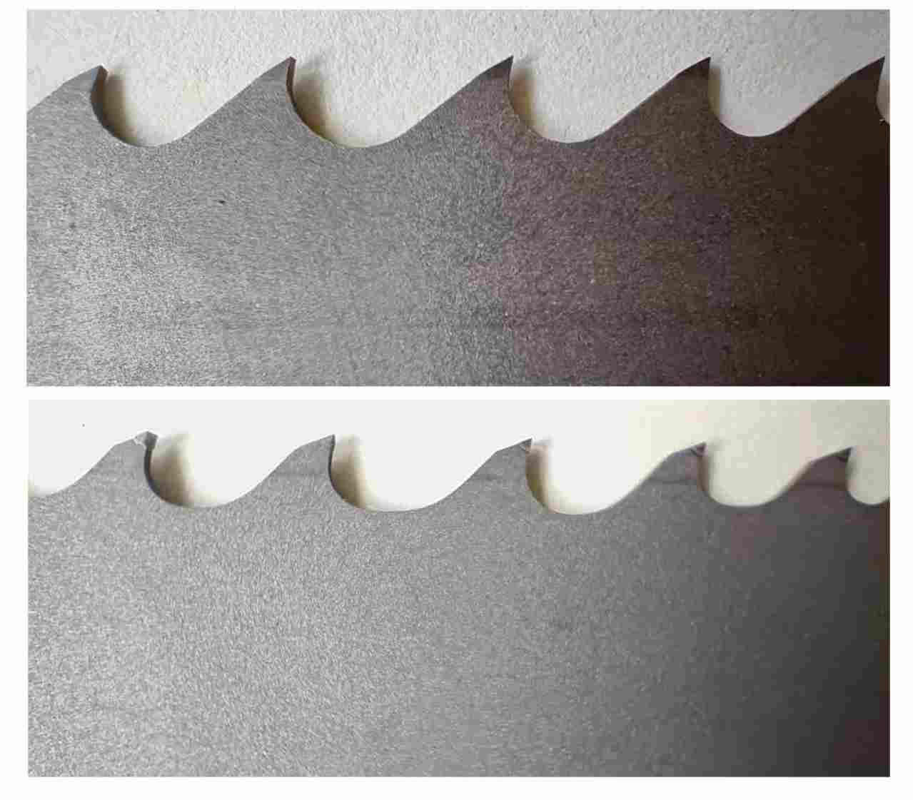 Comparison of carbide vs bimetal bandsaw blades for steel cutting