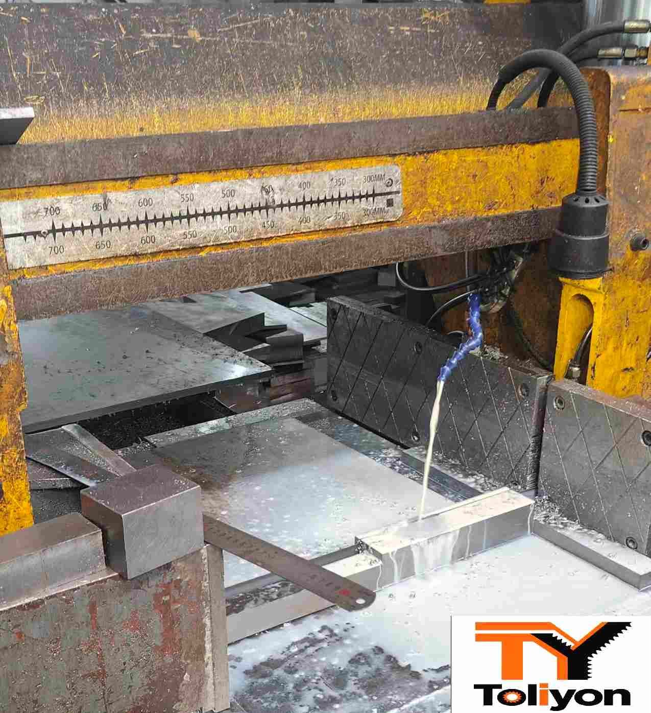mould steel cutting with bandsawblades from Toliyon China Supplier